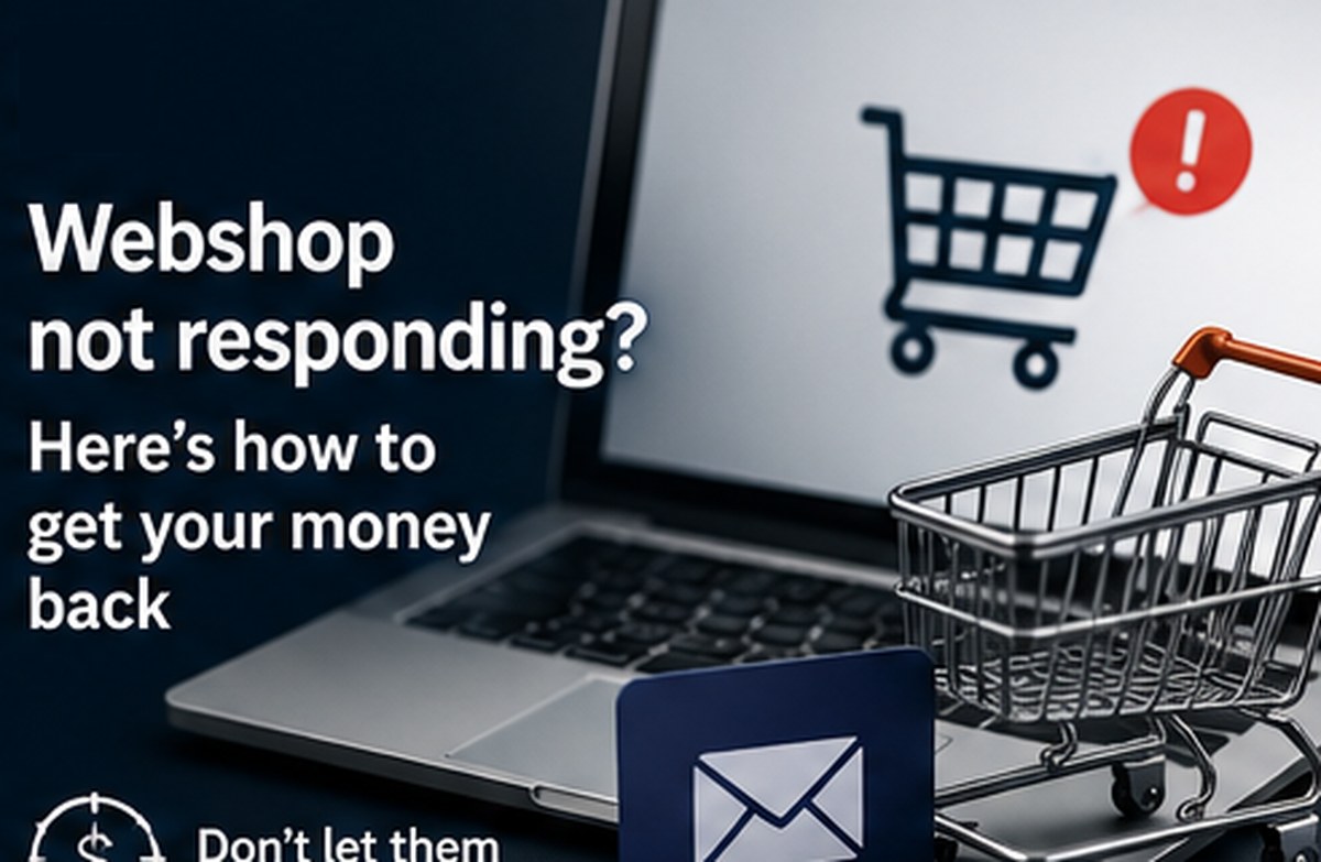Webshop not responding? Here is how to get your money back