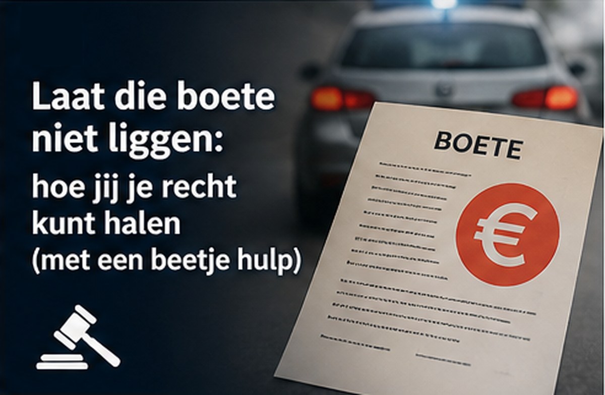 Laat die boete niet liggen: hoe jij je recht kunt halen (met een beetje hulp)