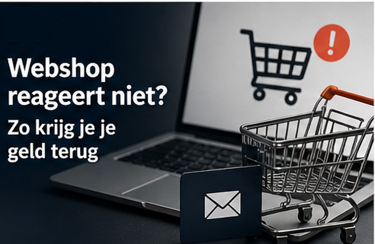 Webshop reageert niet? Zo krijg je je geld terug