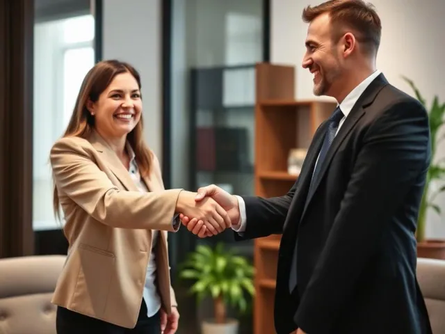 Cliënten vieren een succesvol juridisch traject